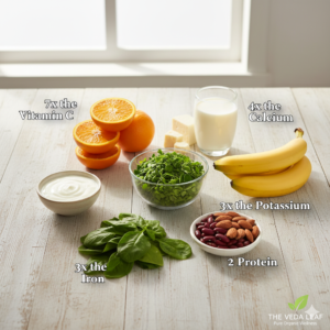 Moringa Leaf Benefits moringa nutrients compared to fruits